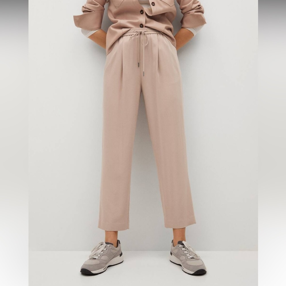 Mango drawstring pants